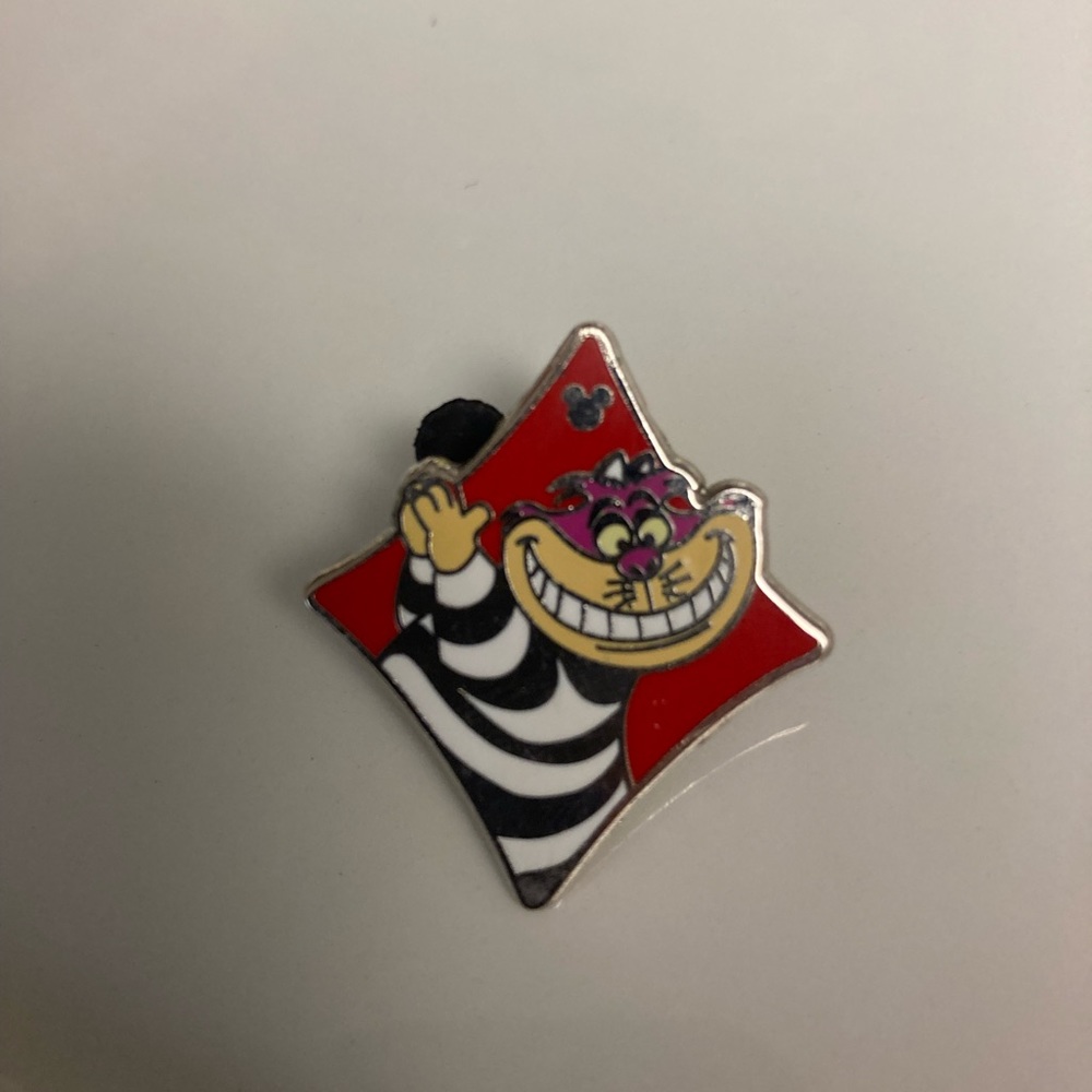 Hidden Mickey Cheshire Cat Diamond Pin